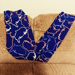 Nwot's Lularoe Electric America OS Leggings